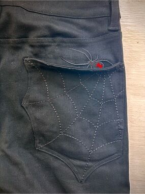Katakomb Black Spider Jeans